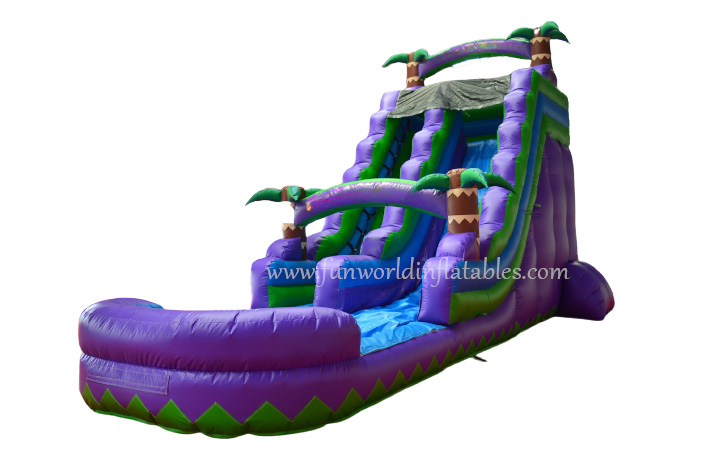 Purple Palm Tree Water Slide FWS415